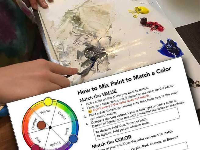 Free “how to paint” video and handouts.